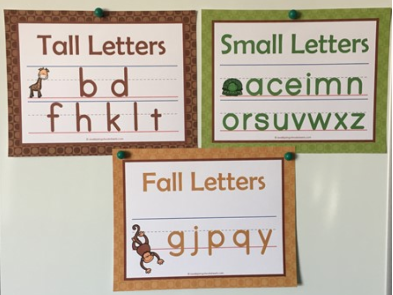 Letter Sizing with Handwriting + Printable - Project Play Therapy