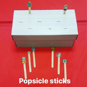 This is just one of many ways OT_FOR_SCHOOL incorporates popsicle sticks into therapy.