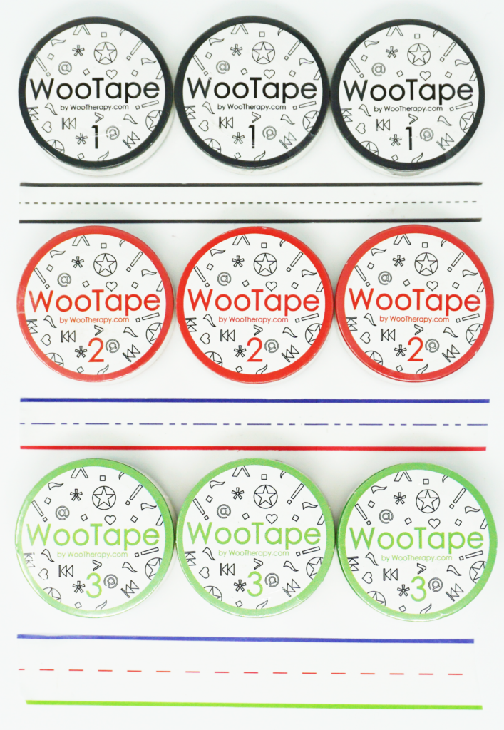 MegaMix WooTape bundle includes three rolls of WooTape 1, three rolls of WooTape 2, and three rolls of WooTape 3.